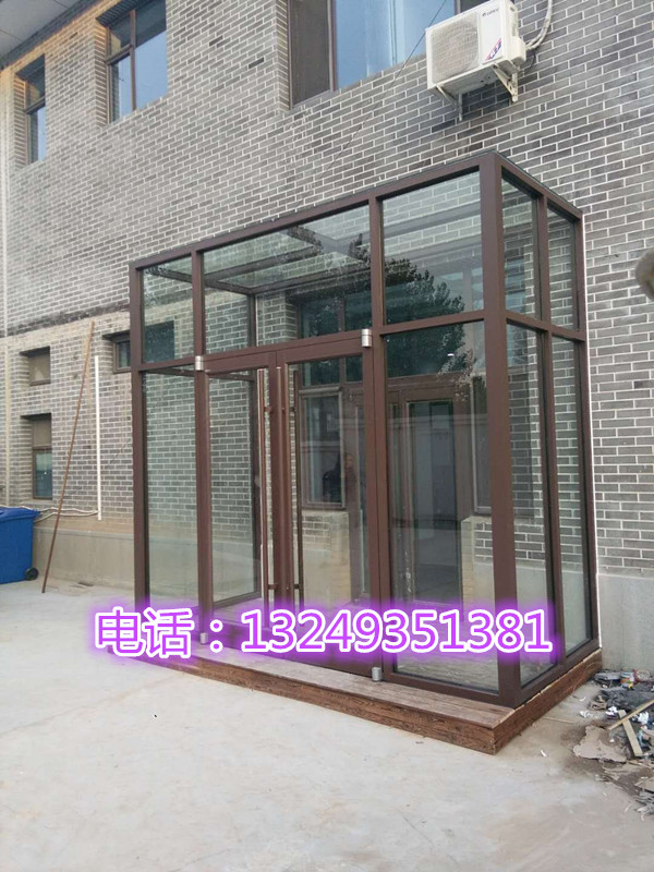 门业图片-肯德基门石家庄门斗肯德基门 加工商铺肯德基门 宏远门业1900*2400图片