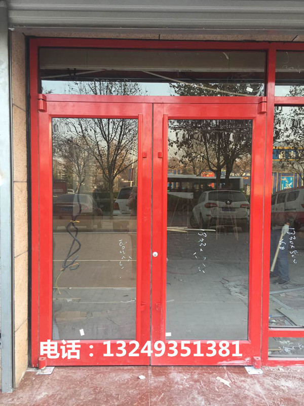 门业图片-肯德基门石家庄大红色肯德基门 定制肯德基门价格 宏亚门业1900*2400图片