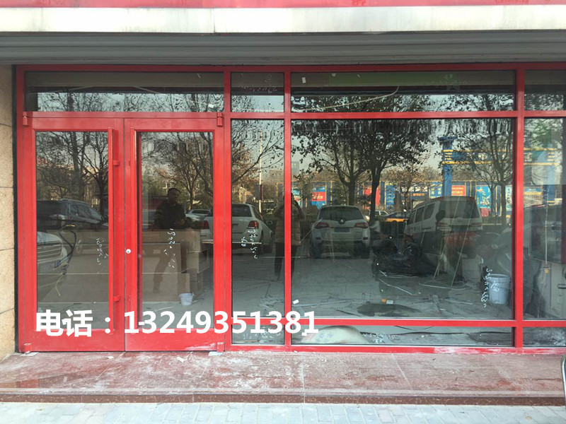 门业图片-肯德基门石家庄中国红非标准肯德基门 肯德基门价格 宏亚门业1900*2400图片