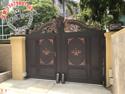 别墅大门，铝艺大门，庭院大门，乡村大门，住宅大门