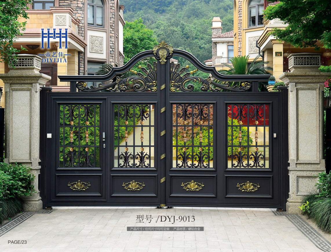 门业图片-豪华庭院门系列DYJ-9013DYJ-9013图片