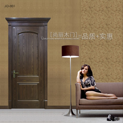 门业图片-简欧别墅木门，欧式木门，公寓木门JO-001图片
