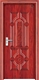 门业图片-强化烤漆木门（经典红木）MSL-8001图片