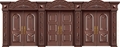 门业图片-连体门系列-3模压别墅大门系列图片