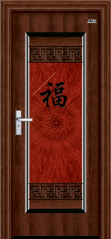 门业图片-钢木室内门批发嘉丰刚木室内门钢木室内门JF-006图片