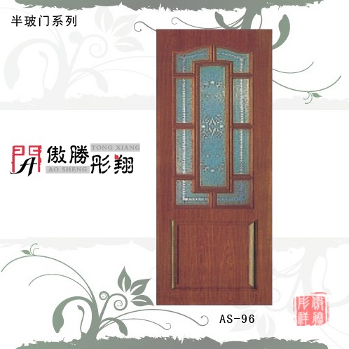 门业图片-平板门傲胜彤翔，纯实木套装门E01图片