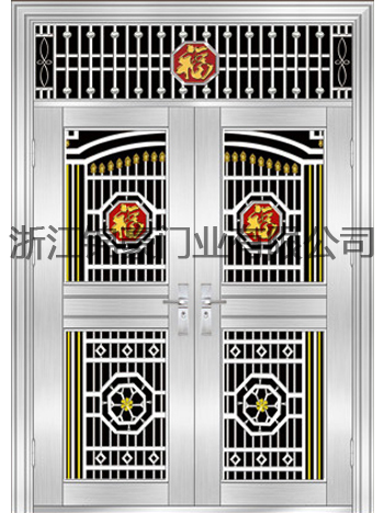 门业图片-不锈钢门JH-6007(贵族花)JH-6007(贵族花)图片