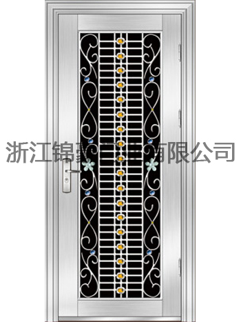 门业图片-不锈钢门JH-6019(贵族花)JH-6019(贵族花)图片