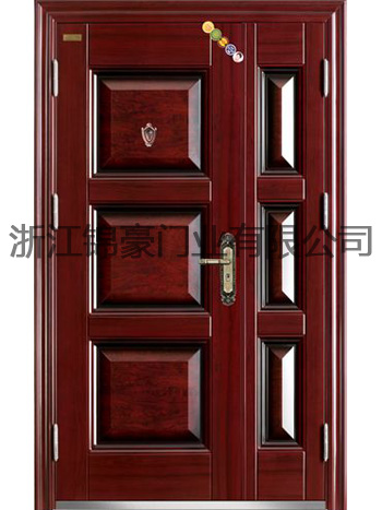 门业图片-防盗门豪雅子母门豪雅子母门图片