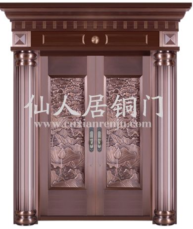 门业图片-铜门系列仙人居铜门XRJ-201011图片