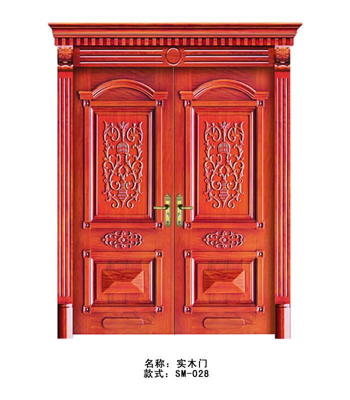 门业图片-木门供应房门 室内门 入户门 装甲门 烤漆门自定义图片