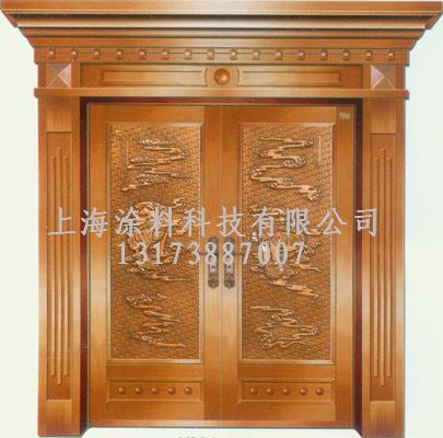 门业图片-铜铝门真铜漆仿红铜金属漆、真铜漆SH-AB026图片