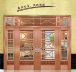 门业图片-真铜玻璃门批发威宇真铜玻璃门WY-625图片
