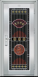 门业图片-不锈钢门供应千金不锈钢门QJ-8016图片