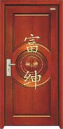 门业图片-实木门，实木复合门批发富绅实木门，实木复合门F-9003图片