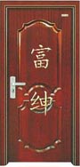 门业图片-实木门，实木复合门批发富绅实木门，实木复合门F-9006图片