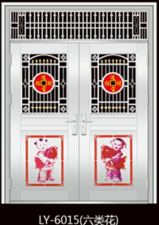 门业图片-不锈钢门LY-6015(六类花）LY-6015(六类花）图片