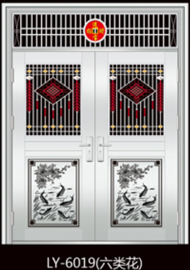 门业图片-不锈钢门LY-6019(六类花）LY-6019(六类花）图片