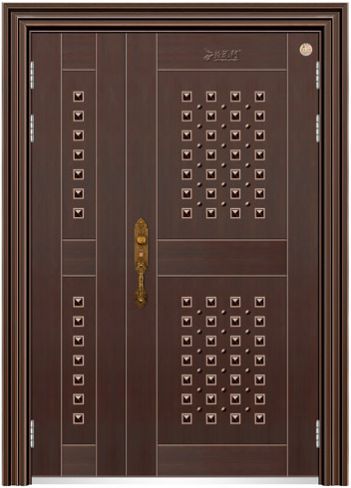 门业图片-仿铜门仿铜门JWM-6010-3D准黑铜图片