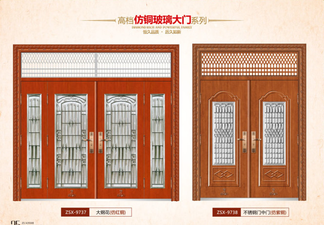 门业图片-仿铜门仿铜门系列zsx-9737图片