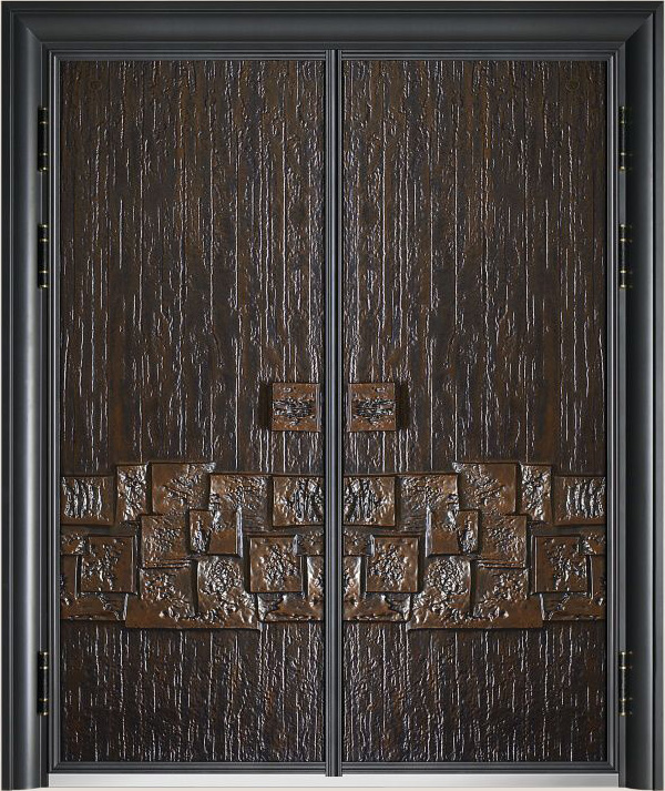 门业图片-铁元帅铸铝双开门TYS-8002图片
