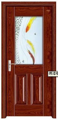 门业图片-超木门森奥系列批发奥格尔烤漆钢木门AGR-092-2图片