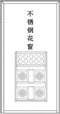 门业图片-波红最新款式供应不锈钢门AT-007图片