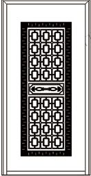 门业图片-冲孔门系列供应冲孔门AT-058图片