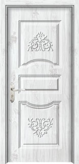 门业图片-经典生态木门系列经典生态木门MH-1027荷花木图片