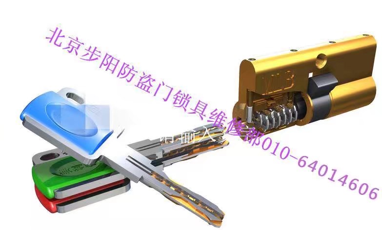 门业图片-c级锁芯步阳防盗门锁售后维修服务部升级换锁60cm  70cm 75cm 90cm 110cm图片