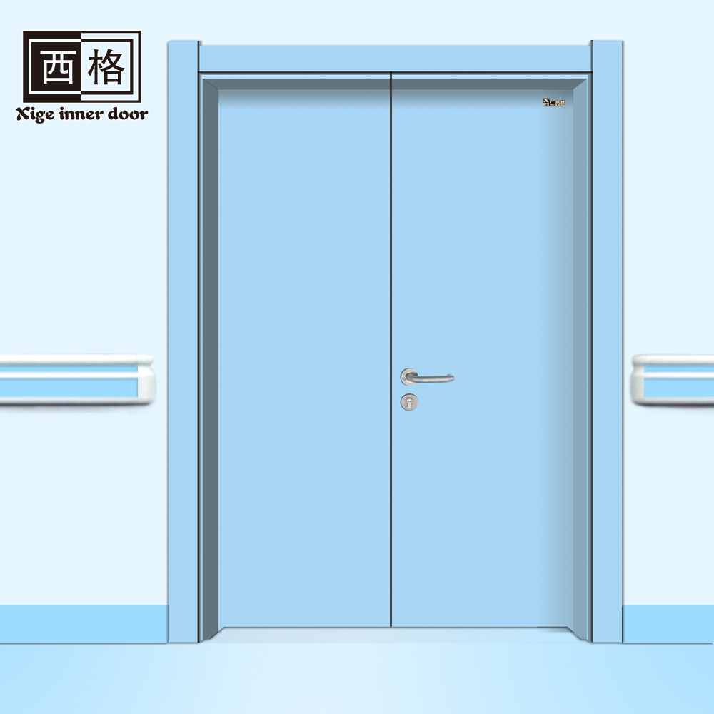 门业图片-医院专用门医院抗菌病房门 洁净门 提供医院门检测报告Y-SK301淡蓝图片