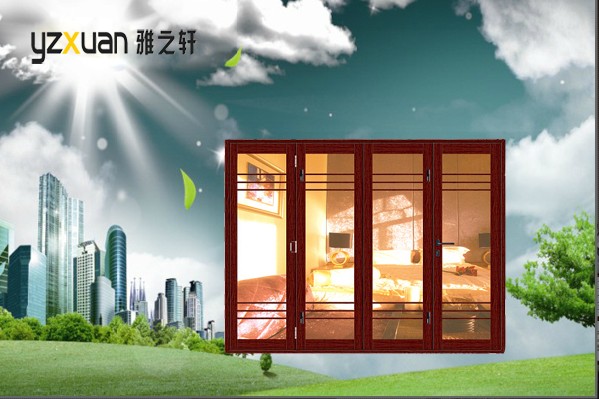 门业图片-平开门雅之轩折叠门齐全图片