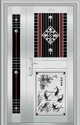 门业图片-子母门新宏工贸SH-07-05图片