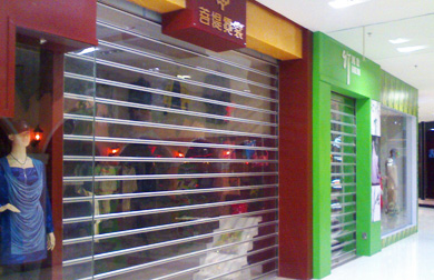 门业图片-商用门系统水晶卷帘门,商铺卷帘门,透明卷帘门,电动卷帘门OT-SYJLM05图片