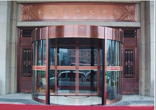 门业图片-铜门铜旋转门BD-3600图片