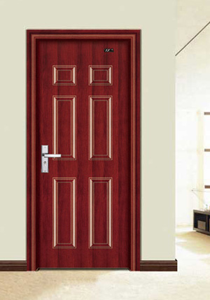 门业图片-烤漆钢木室内门供应烤漆钢木室内门DC-105图片