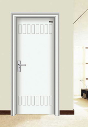 门业图片-PVC免漆套装门供应PVC免漆套装门DC-201图片