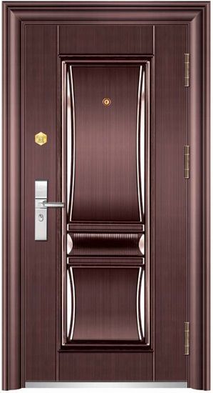 门业图片-国标防盗安全门国标安全防盗门CX-1012(仿真铜、星荣门甲级100mm)图片