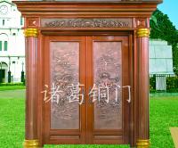 门业图片-艺术铜门供应鑫冠铜门铜门图片