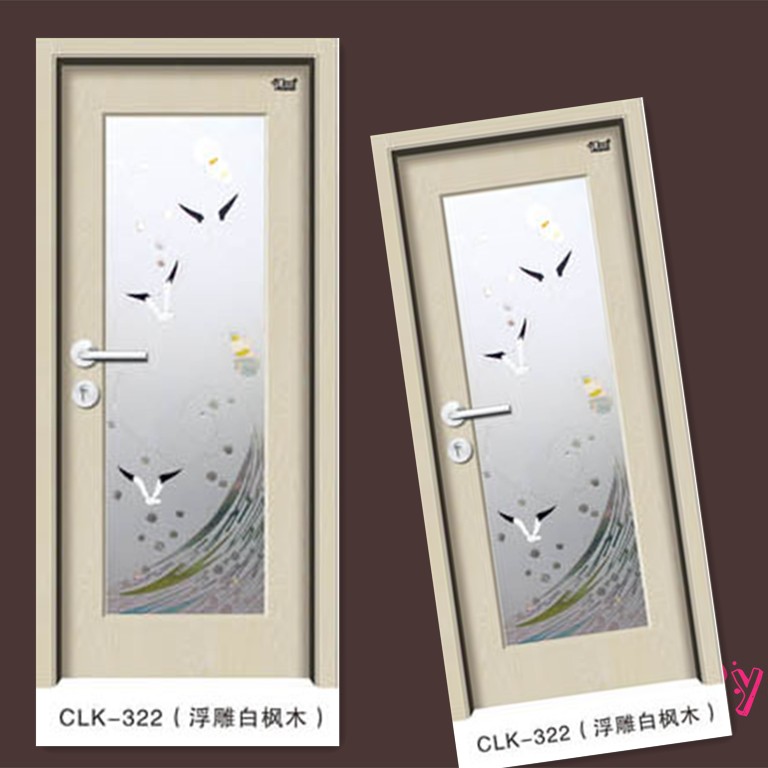 门业图片-浮雕幻影实木门系列诚灵凯浮雕幻影系列木门CLK-322图片