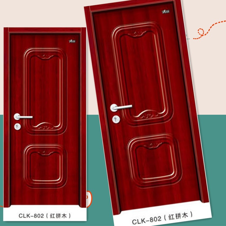 门业图片-环保强化室内门诚灵凯室内环保木门系列CLK-802图片