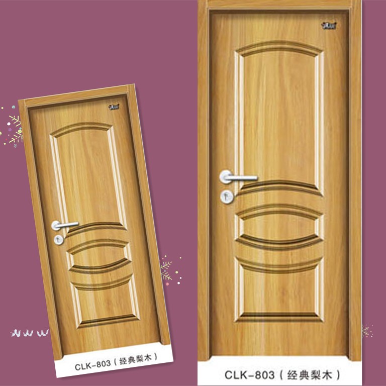 门业图片-环保强化室内门诚灵凯室内环保木门系列CLK-803图片