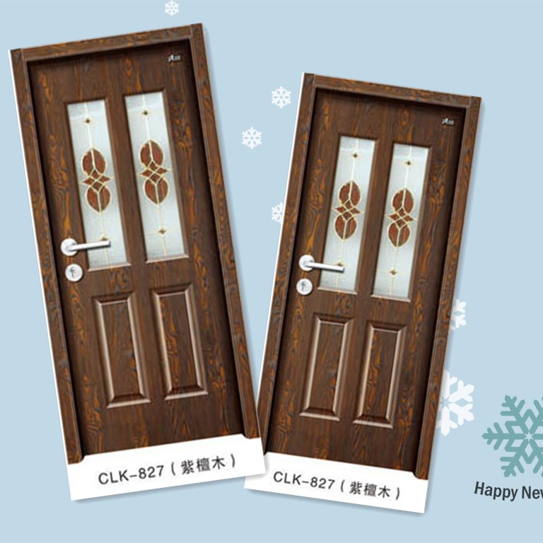 门业图片-环保强化室内门诚灵凯环保强化室内门 CLK-827CLK-827紫檀木图片